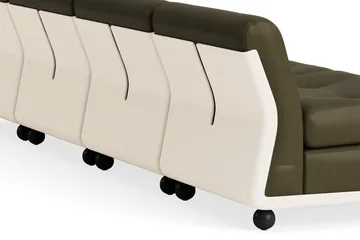 Moduł sofy Amanta - Cream beige-sense forest, 4-osobowa sofa - HAY