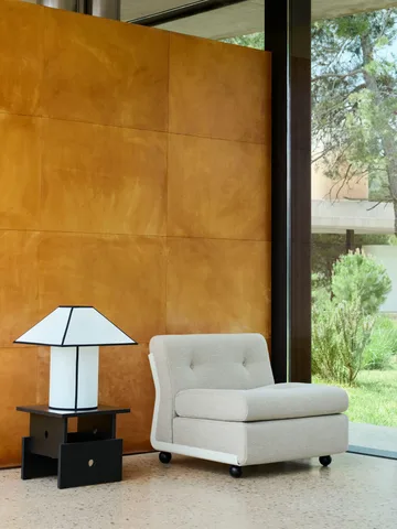 Moduł sofy Amanta - Cream beige-story 102, 1-osobowe/fotel - HAY