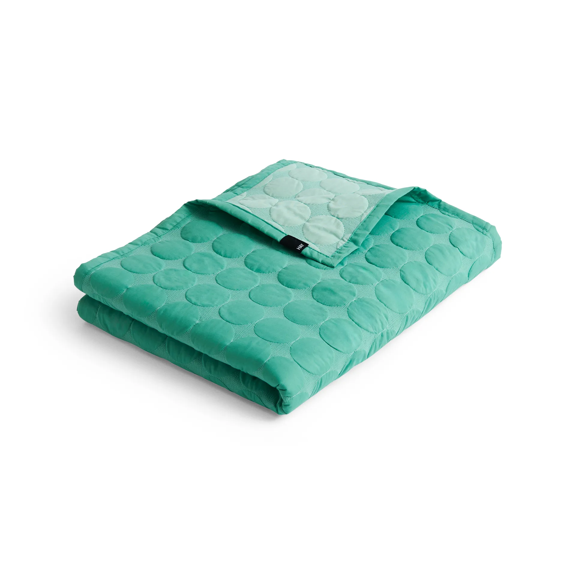 Narzuta Mega Dot organic 235x245 cm, Sea green HAY