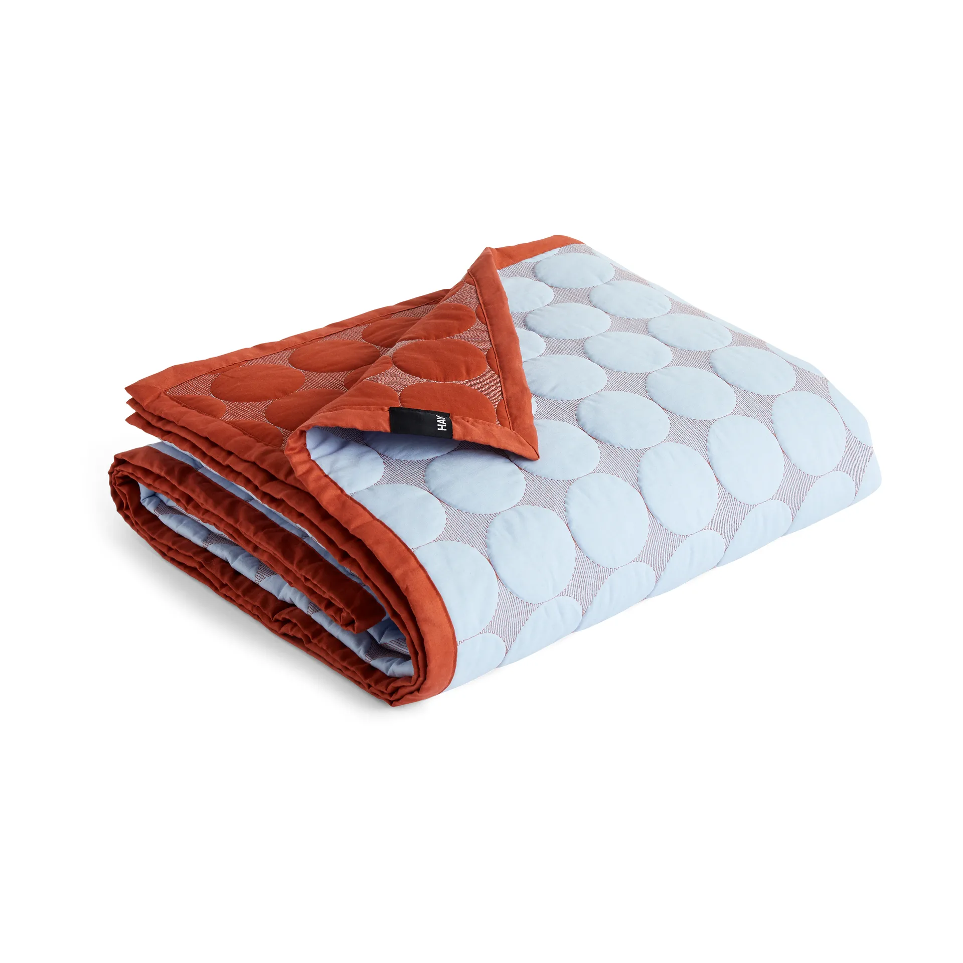 Narzuta Mega Dot organic 260x260 cm, Light blue HAY