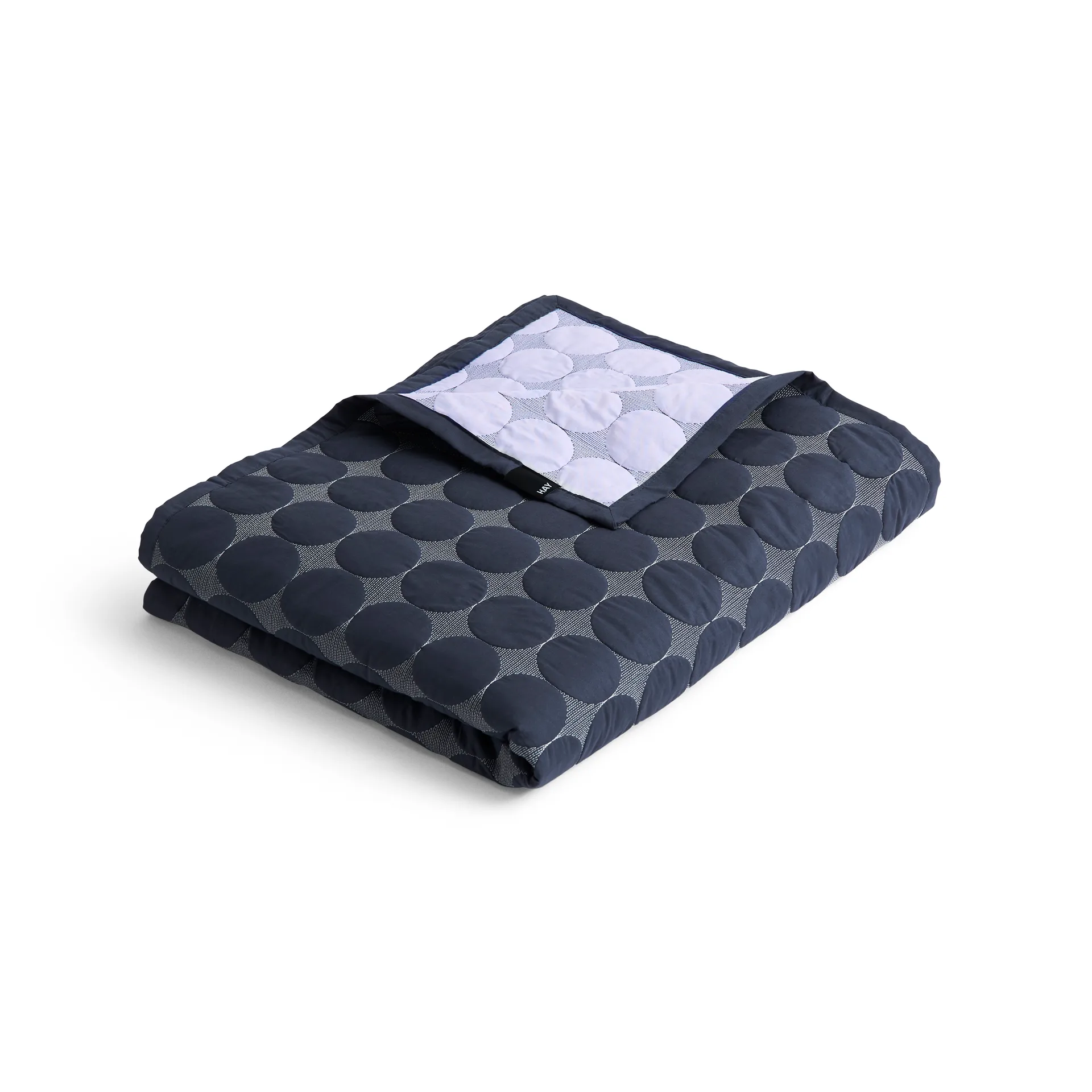 Narzuta Mega Dot organic 260x260 cm, Midnight blue HAY
