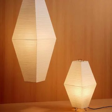 Paper Shade Prism abażur do lampy podłogowej lub stołowej - Classic white, 30x66 cm - HAY