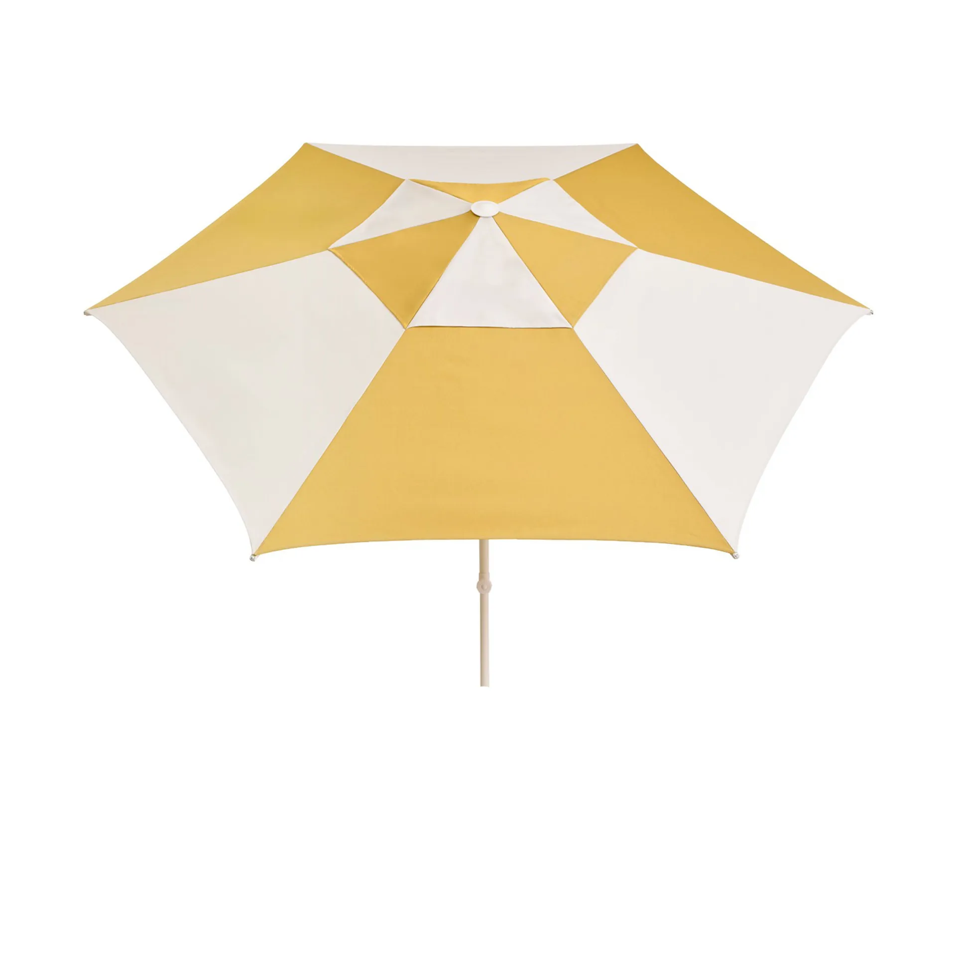 Parasol Terrazza Hexagon, Off white-ochra HAY