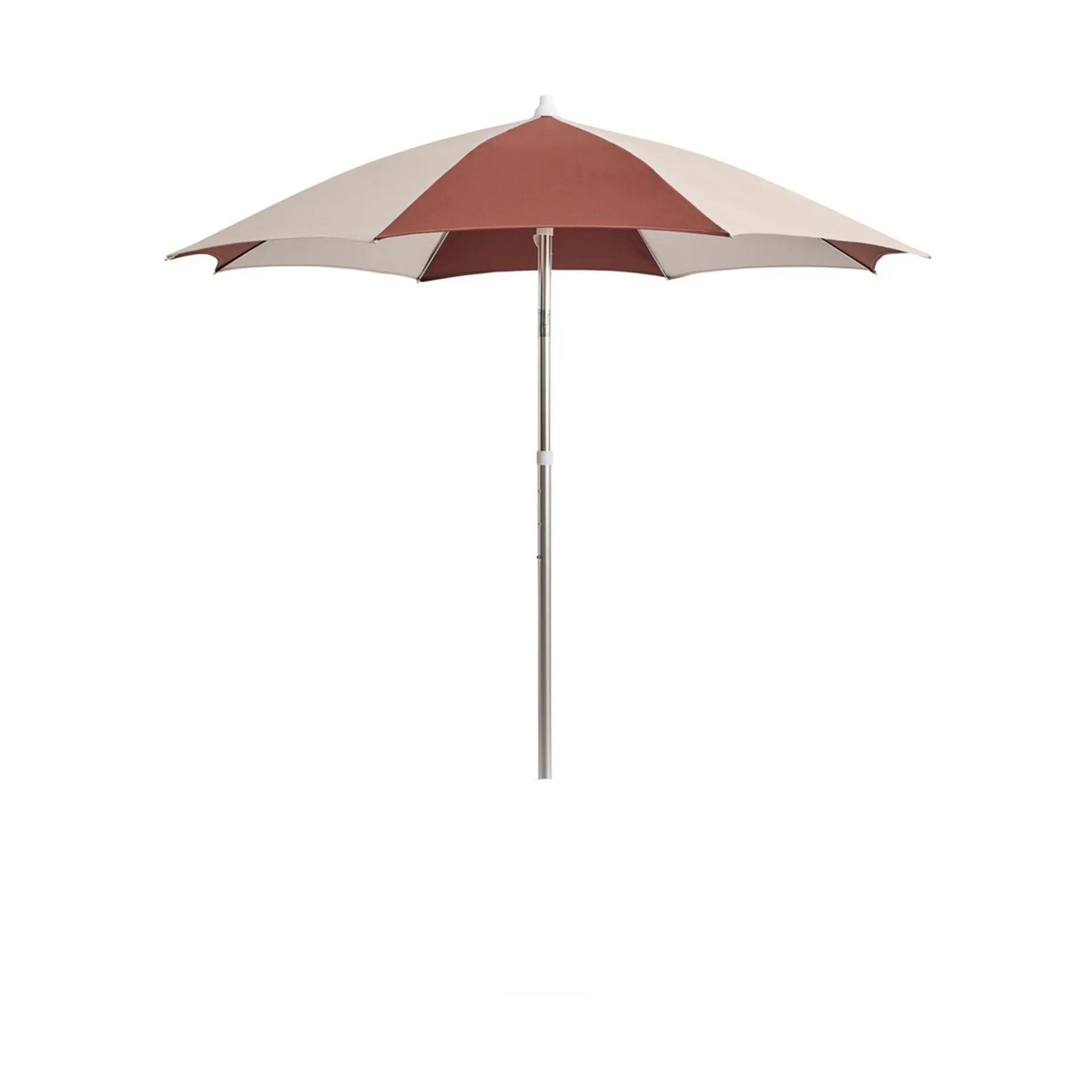 Parasol Terrazza Octagon, Off-white-burgundowy HAY