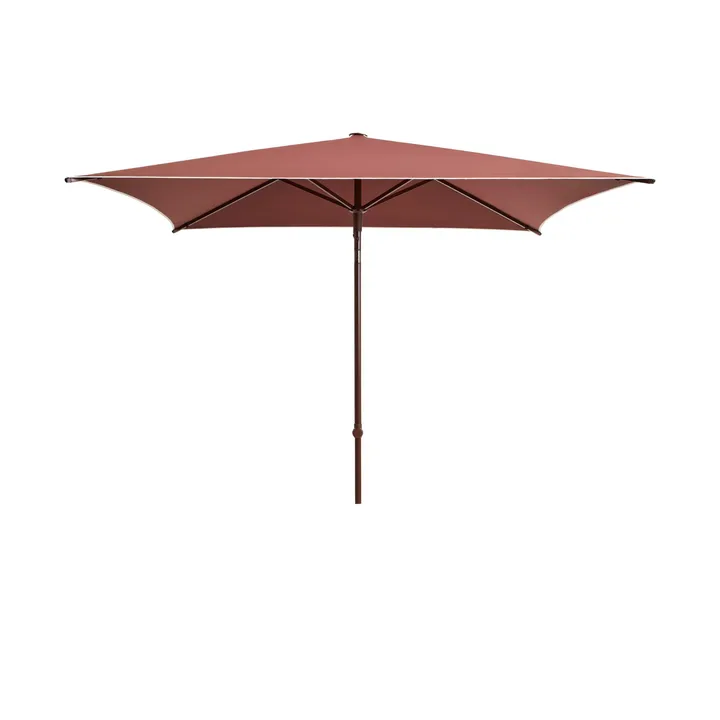 Parasol Terrazza Square - Off white-burgundowy - HAY