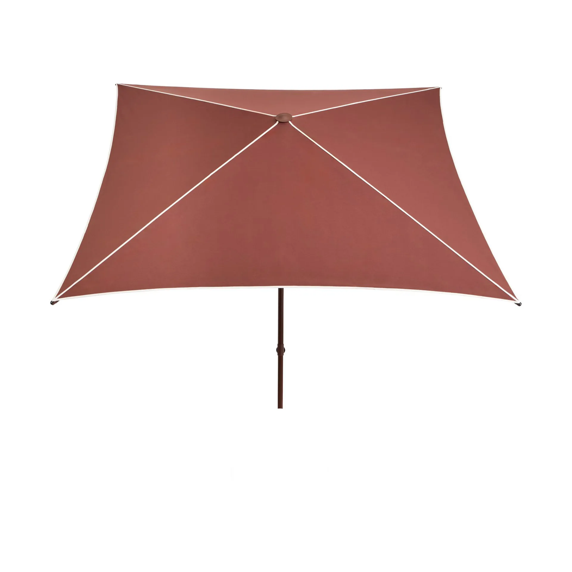 Parasol Terrazza Square, Off white-burgundowy HAY
