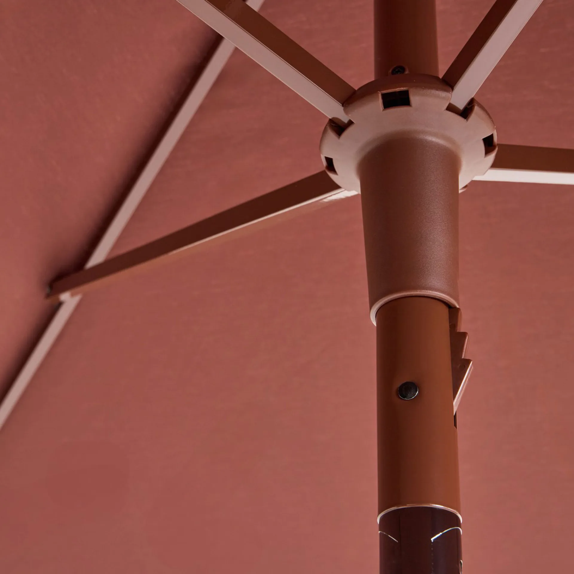 Parasol Terrazza Square, Off white-burgundowy HAY