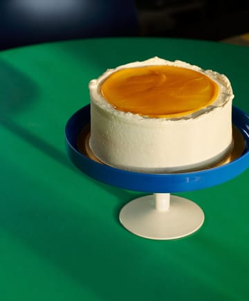 Patera na nóżce Display Ø26,5 cm - Niebiesko-beżowy - HAY