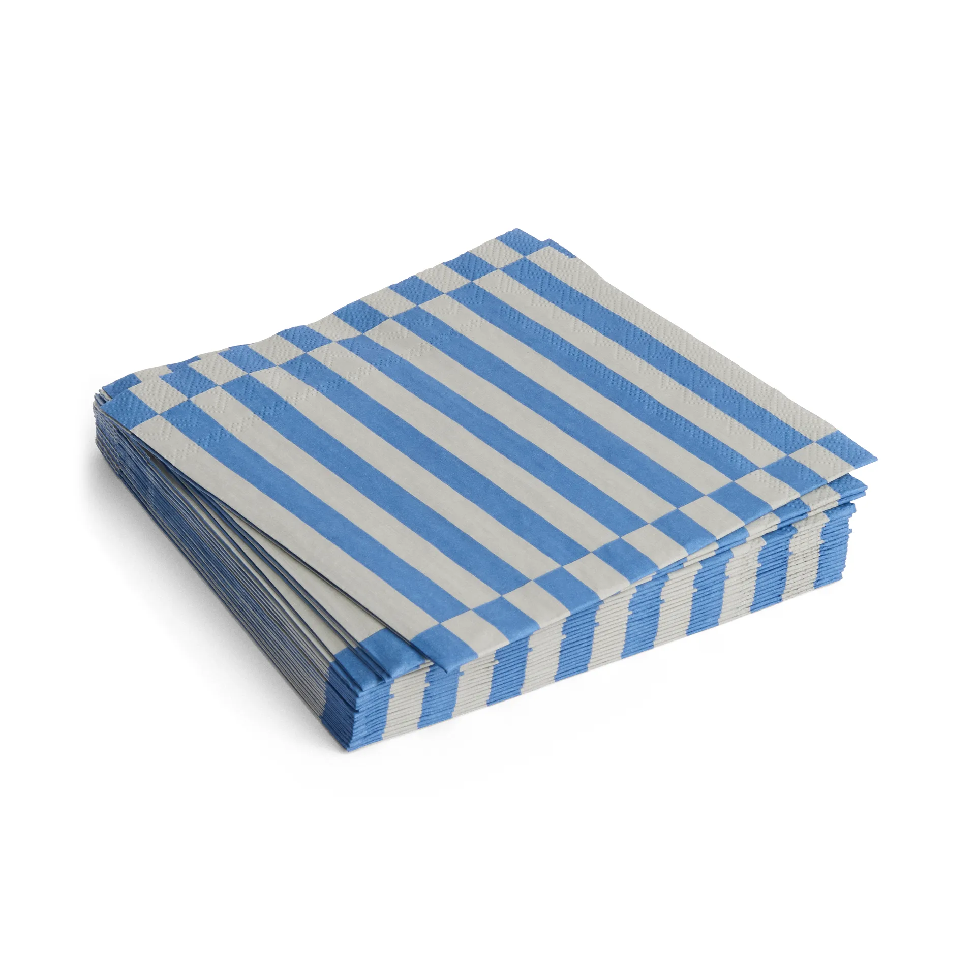 Pattern Lunch Stripe serwetki 33x33 cm 20-pak, Grey-blue pillar HAY