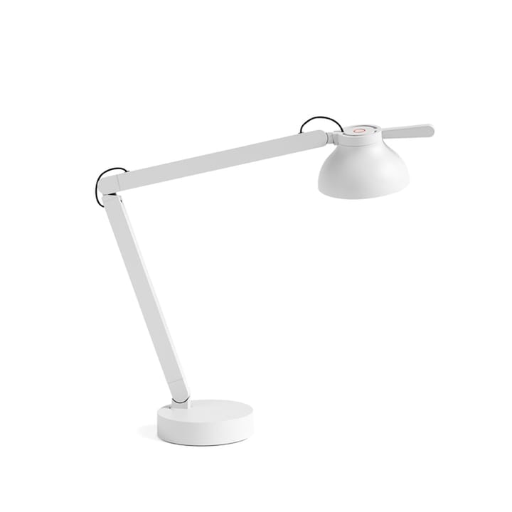 PC Double arm lampa stołowa - ash grey, z podstawą lampy - HAY