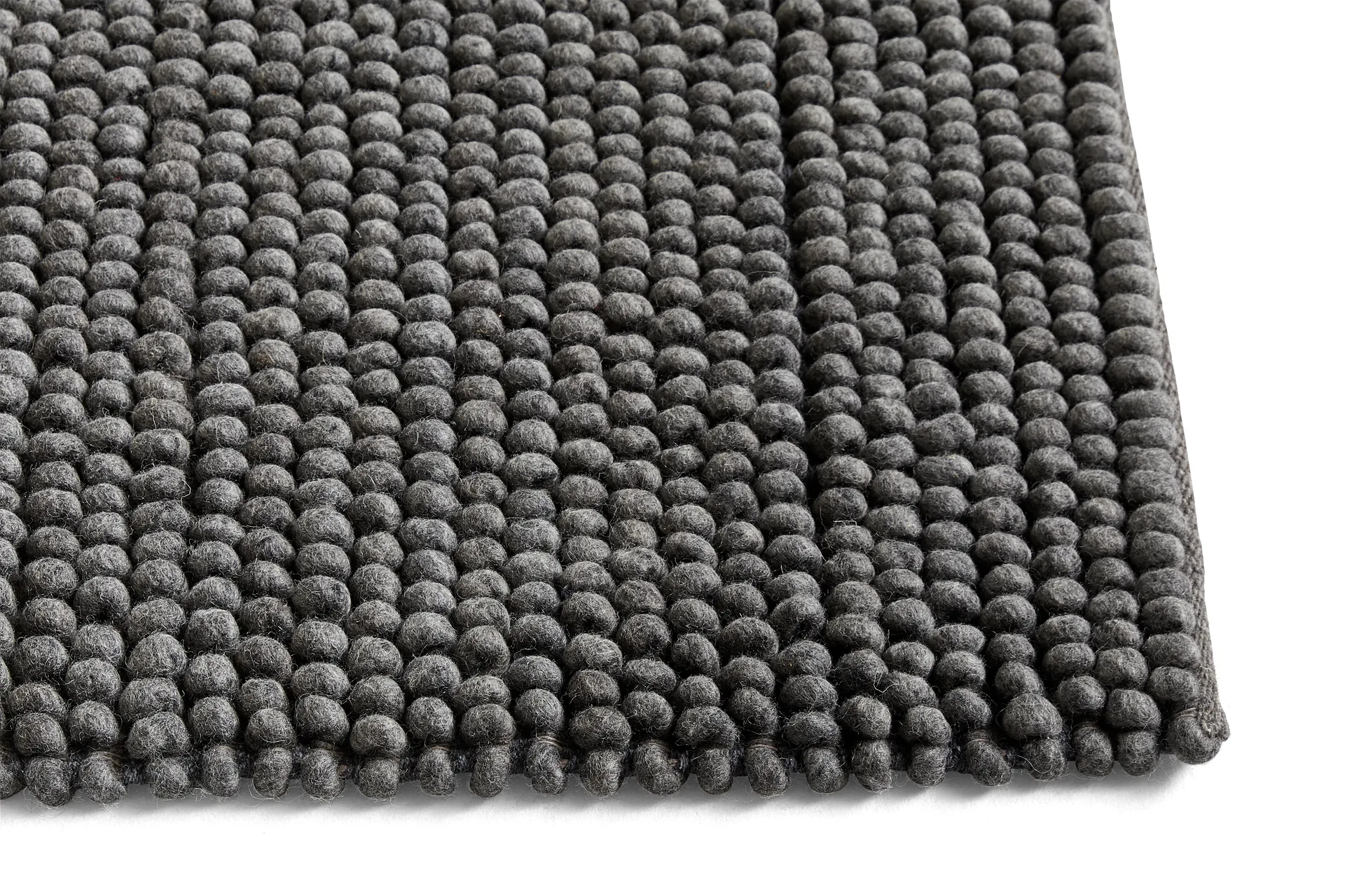Peas wełniany dywan 200x300 cm, Dark grey HAY