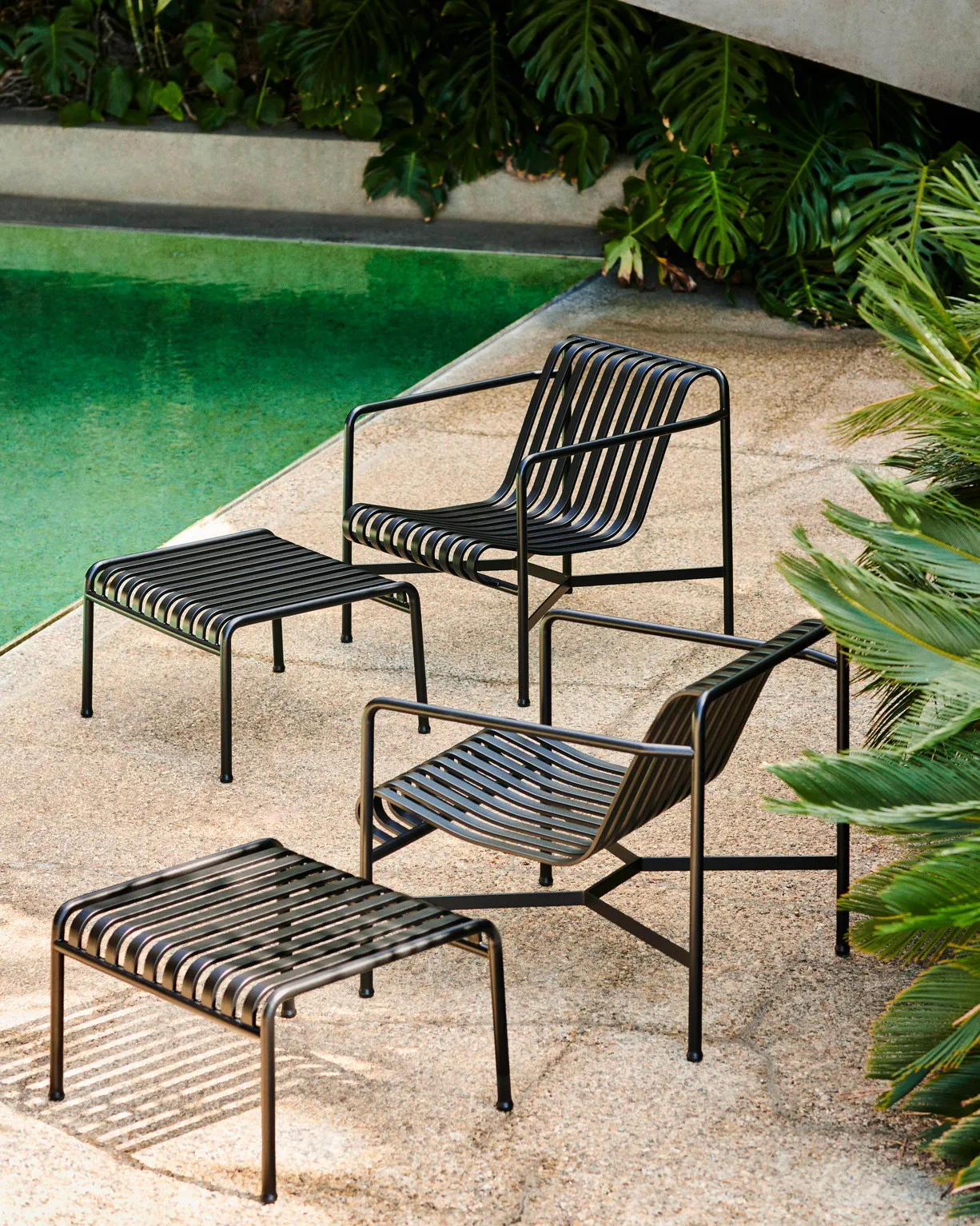 Podnóżek Palissade Ottoman, Anthracite HAY