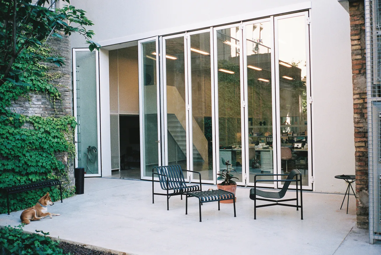 Podnóżek Palissade Ottoman, Anthracite HAY