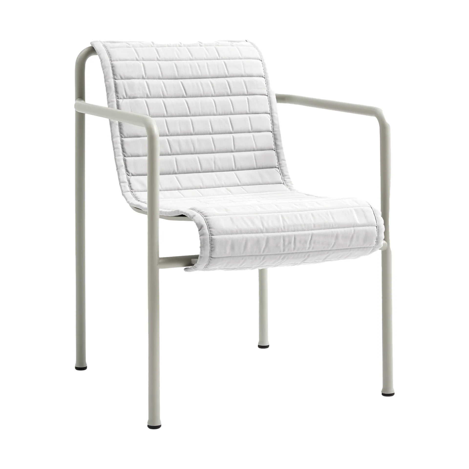 Poduszka na krzesło z podłokietnikami Palissade Dining Quilted, Sky grey HAY