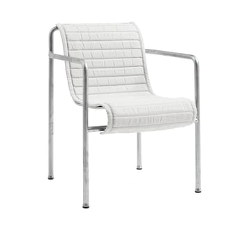 Poduszka na krzesło z podłokietnikami Palissade Dining Quilted   - Sky grey - HAY