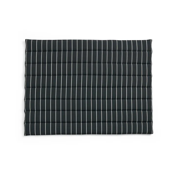 Poduszka na sofę Outdoor Market - Black-beige, 2-osobowa - HAY