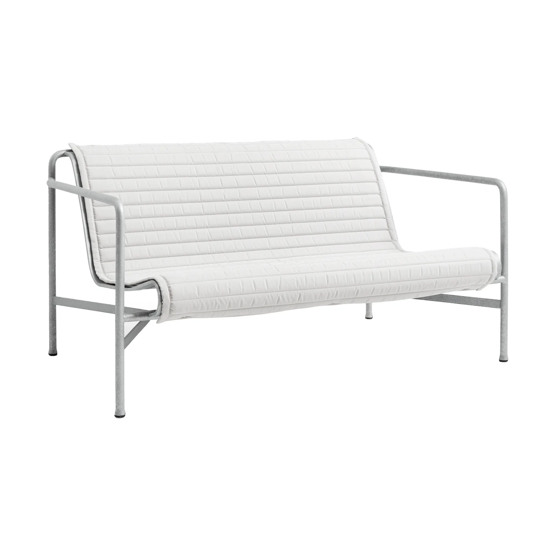 Poduszka na sofę Palissade Lounge Quilted, Sky grey, do sofy lounge HAY