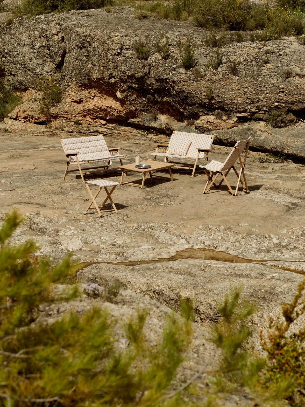 Poduszka Outdoor Market, Beige-red, 45x35 cm HAY