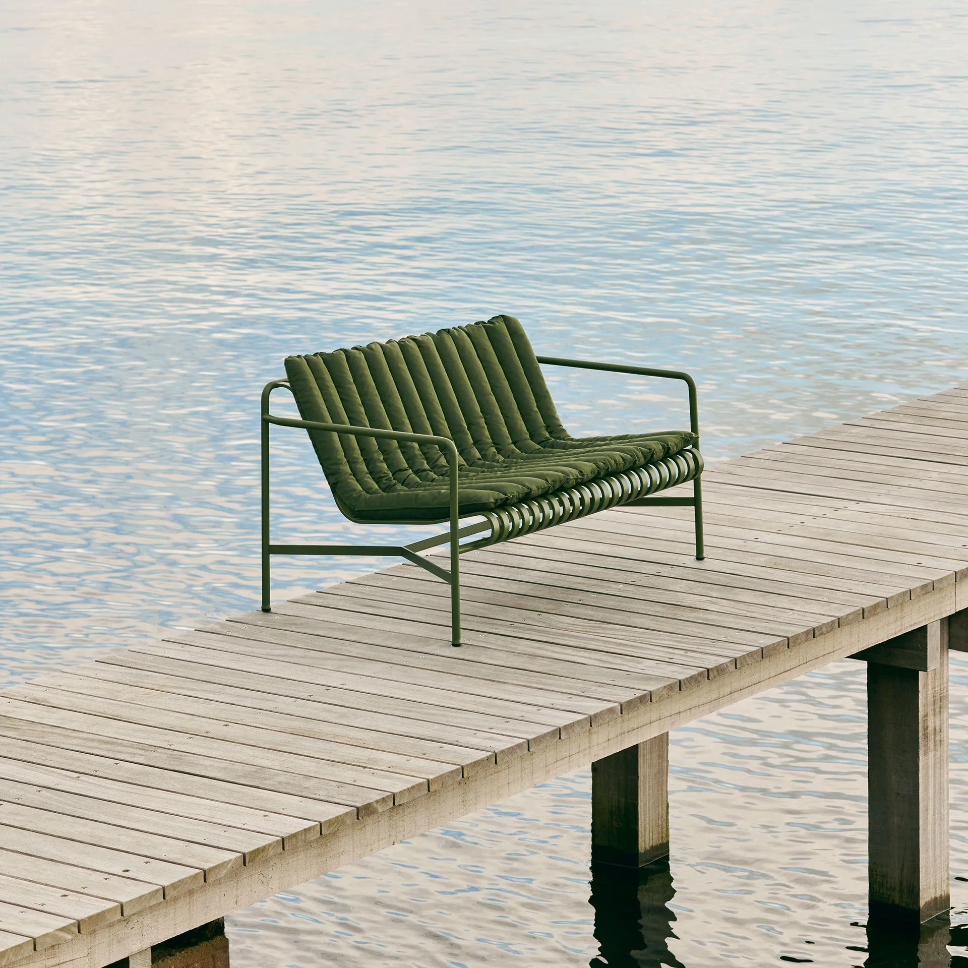 Poduszka siedziska Palissade Lounge Sofa Soft Quilted, Olive HAY