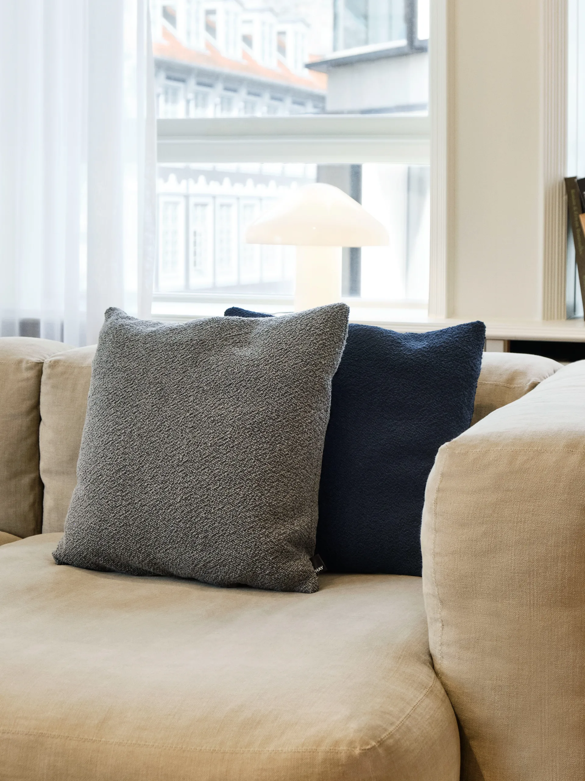 Poduszka Texture 50x50 cm, Dark blue HAY