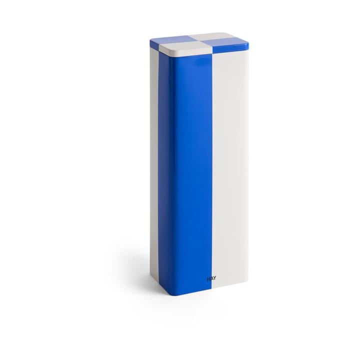 Pojemnik do przechowywania Tin Container Slim  - Slim blue-off white - HAY