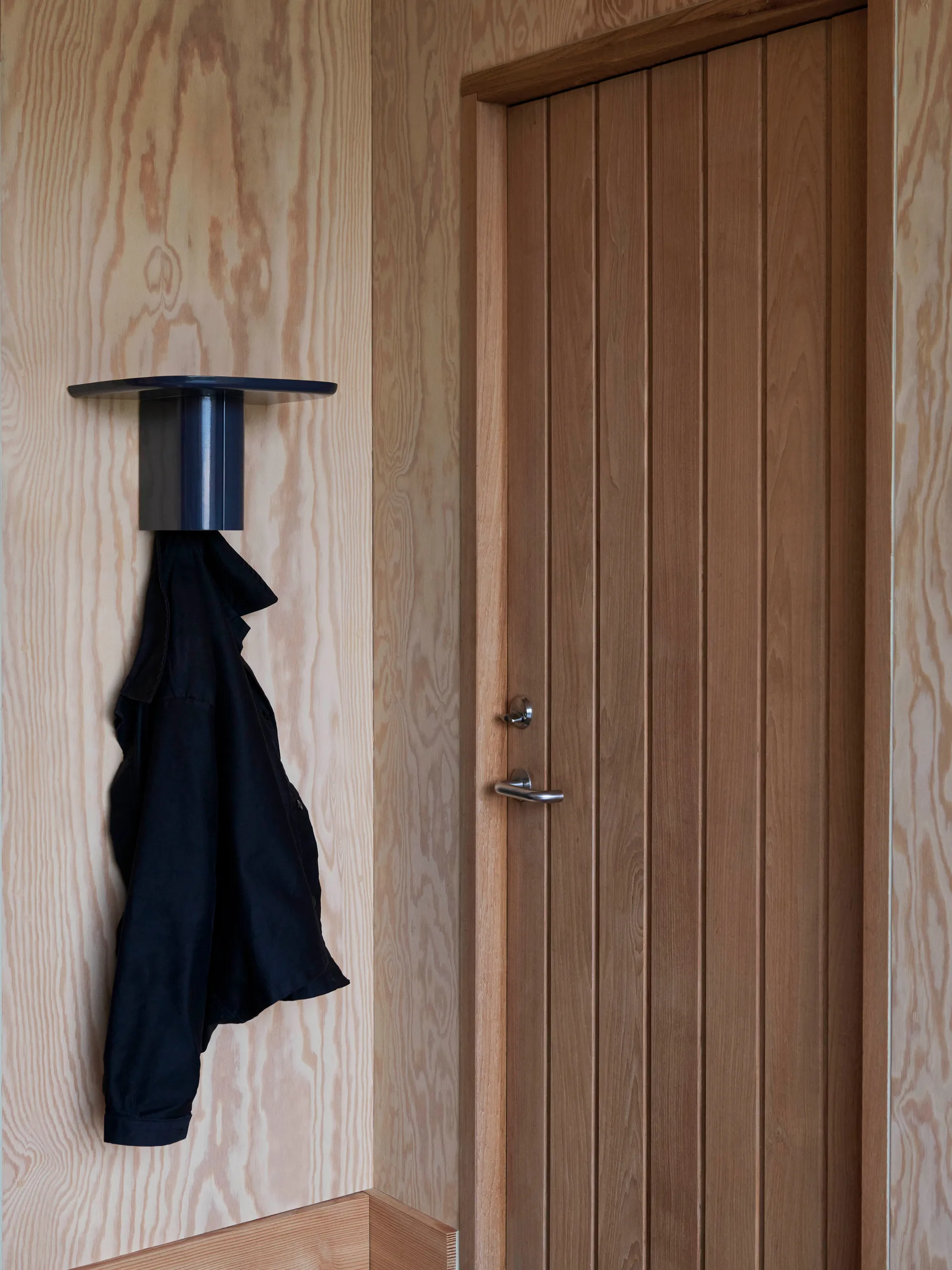 Półka ścienna Korpus 1 hook S, Cream HAY