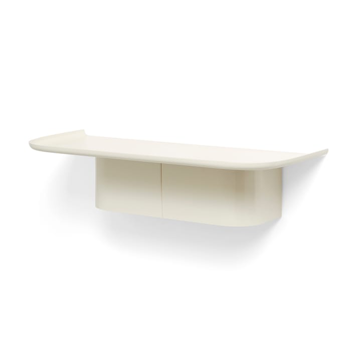 Półka ścienna Korpus 4 hook M - Cream - HAY
