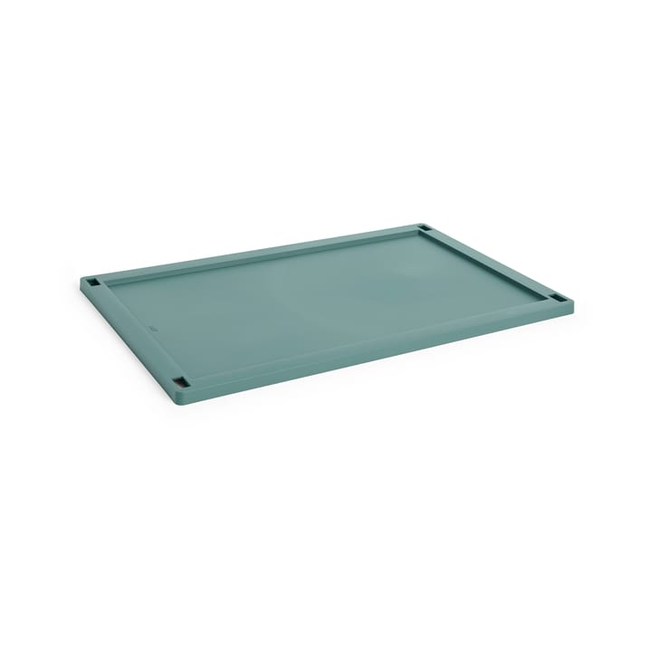 Pokrywka Colour Crate, plastic duża - Dark green - HAY