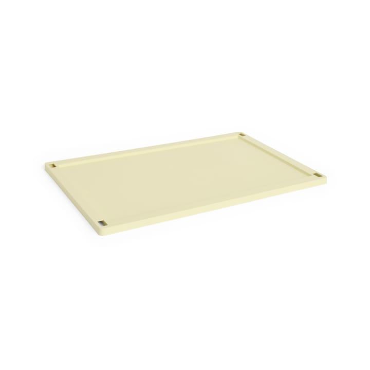 Pokrywka Colour Crate, plastic duża - Light yellow - HAY