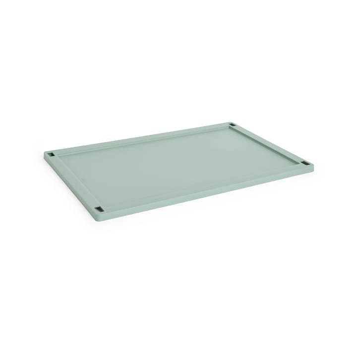 Pokrywka Colour Crate, plastic duża - Sage green - HAY