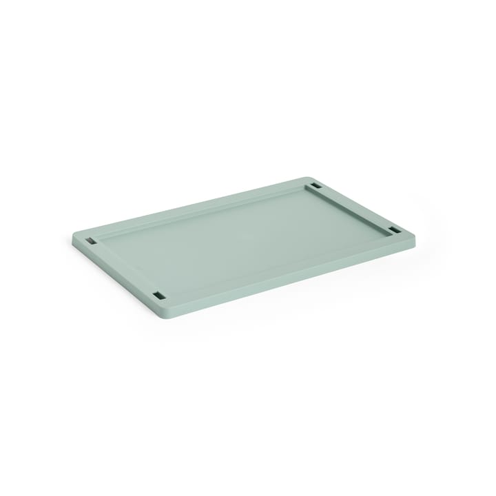 Pokrywka Colour Crate, plastic mała - Sage green - HAY
