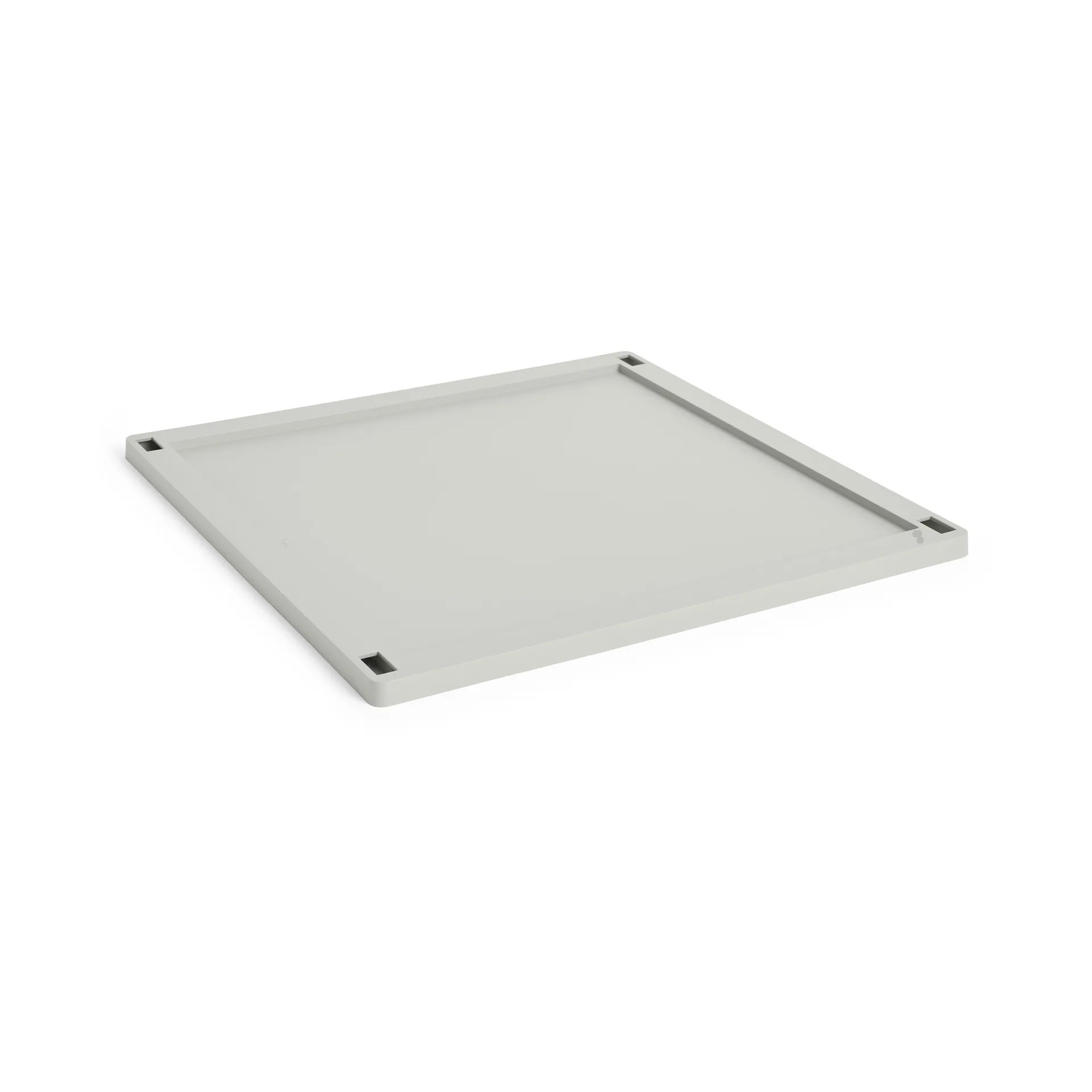 Pokrywka Colour Crate Square, plastic duża, Grey HAY