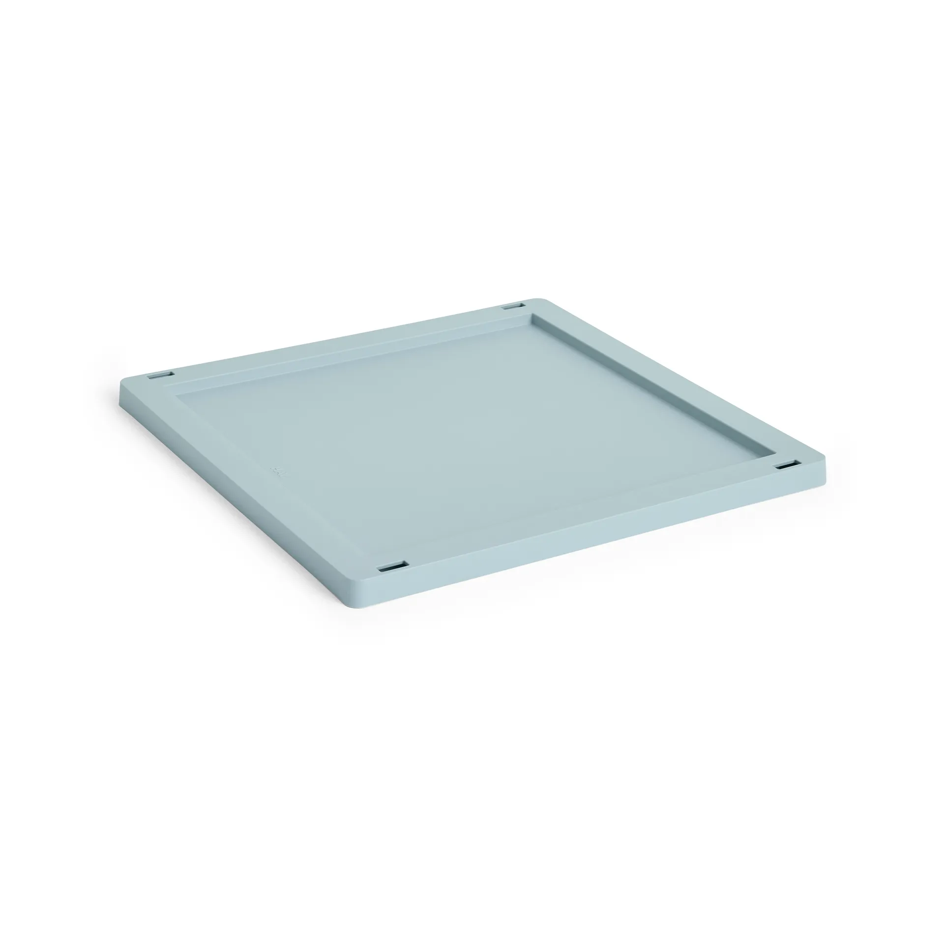 Pokrywka Colour Crate Square/Cube, plastic średnia, Dusty blue HAY