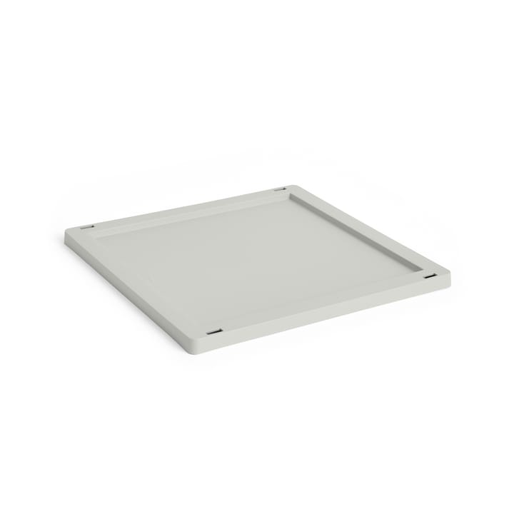 Pokrywka Colour Crate Square/Cube, plastic średnia - Grey - HAY