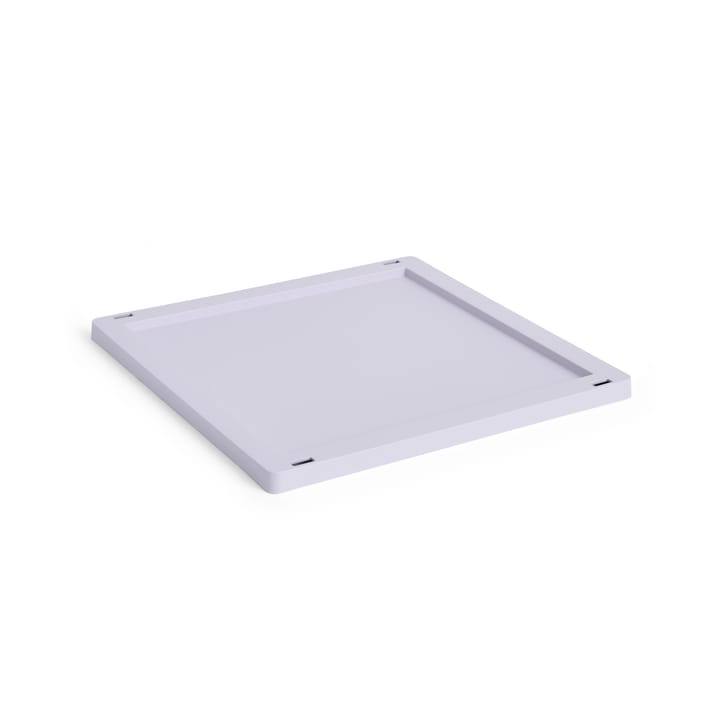 Pokrywka Colour Crate Square/Cube, plastic średnia - Lavender - HAY