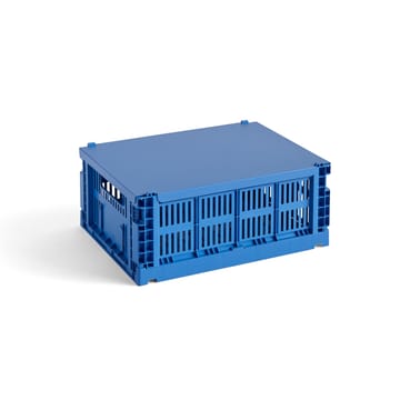 Pokrywka Colour Crate, średnia - Electric blue - HAY