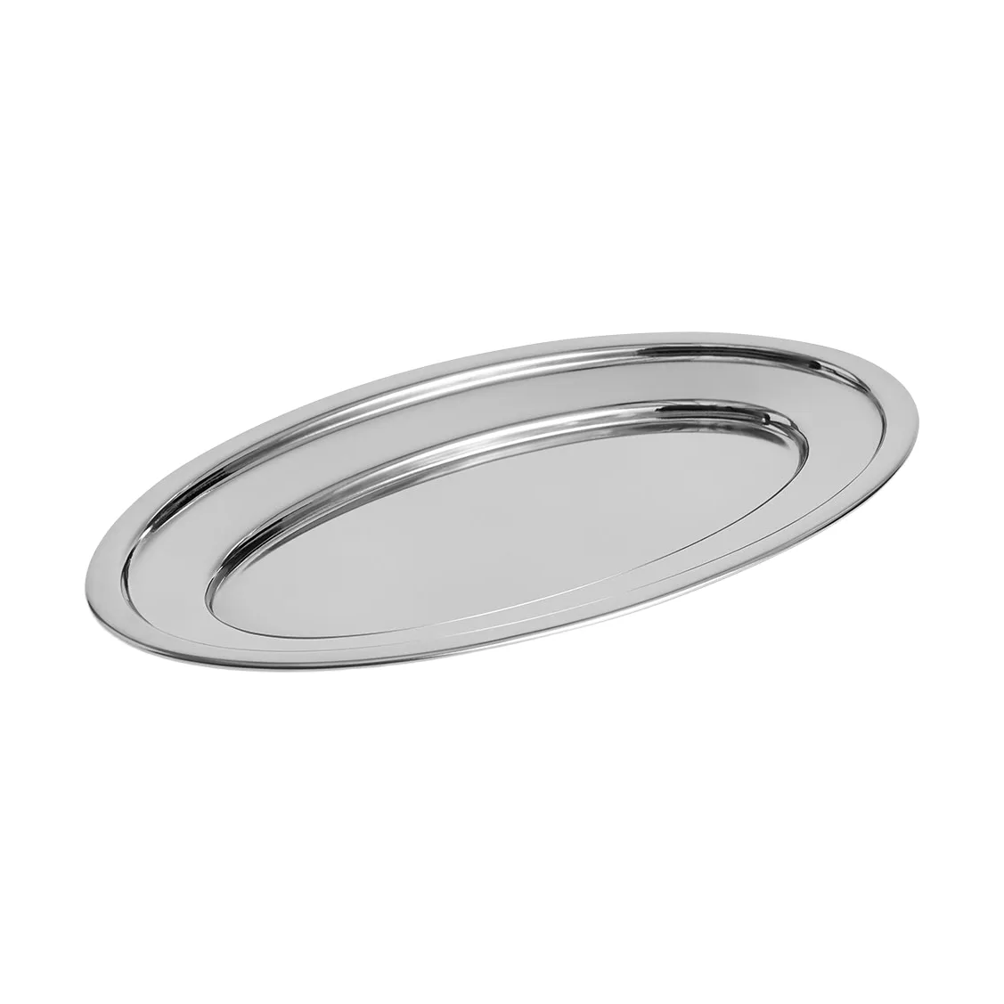Półmisek do serwowania Essential Steel, Stal nierdzewna, owalny, medium HAY