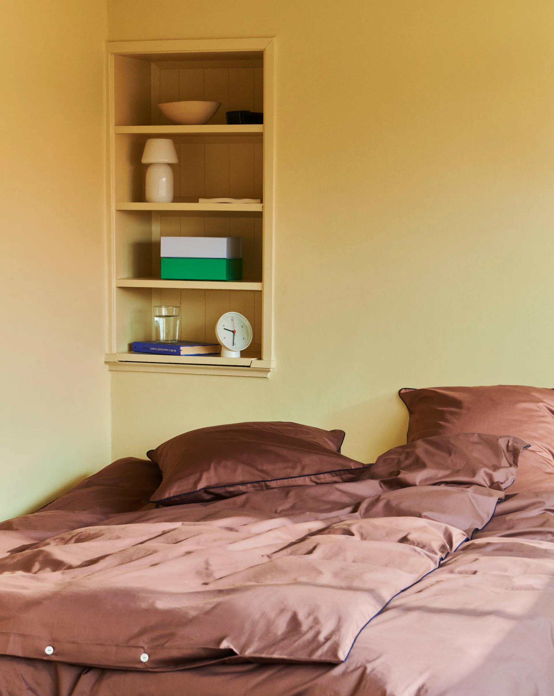 Poszewka na kołdrę Outline 150x210 cm, Milk chocolate HAY