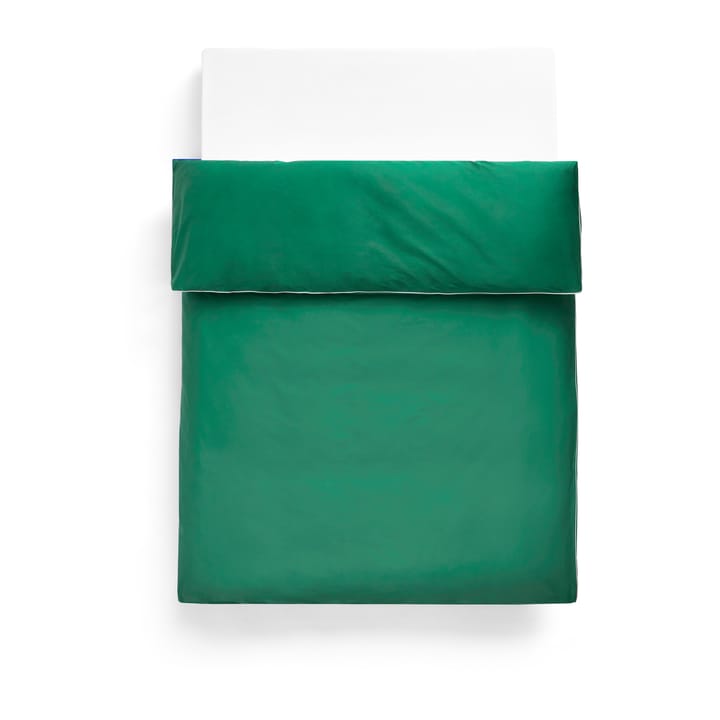 Poszewka na kołdrę Outline 220x220 cm - Emerald green - HAY