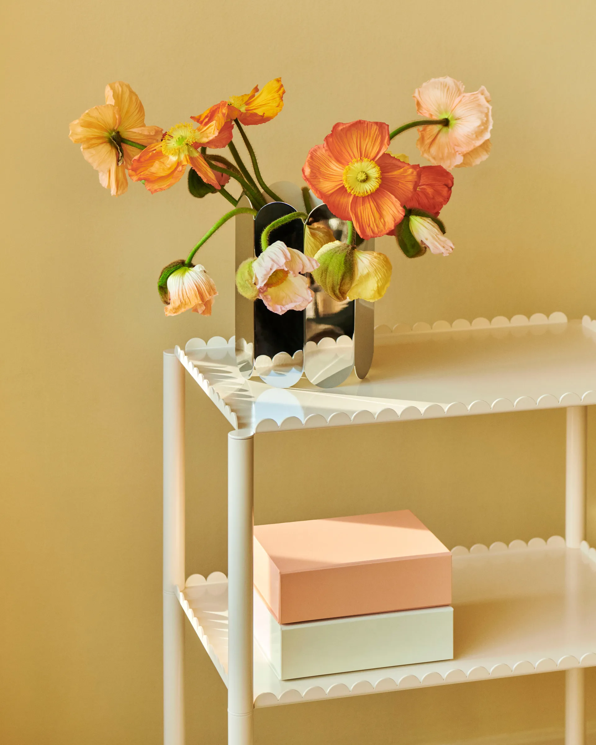 Pudełko z pokrywką Colour Storage XS 16,5x22,5 cm, Chalk white HAY