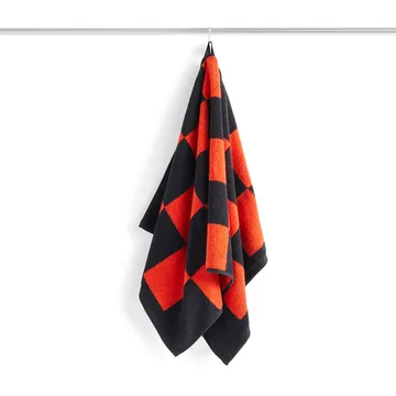 Ręcznik Check 50x90 cm - Poppy red - HAY