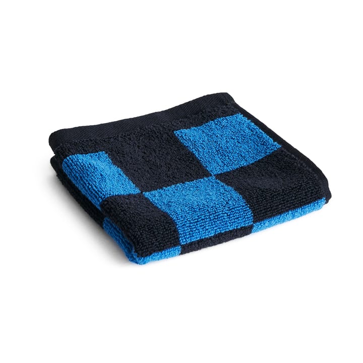 Ręcznik kąpielowy Check 30x30 cm - Cobolt blue - HAY