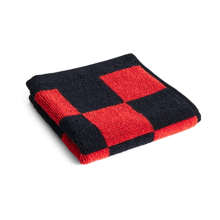 Ręcznik kąpielowy Check 30x30 cm - Poppy red - HAY