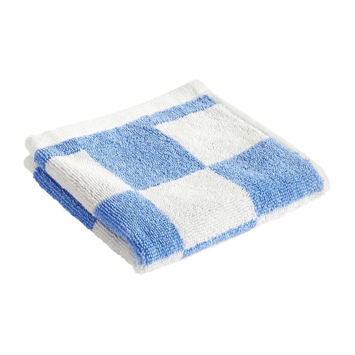 Ręcznik kąpielowy Check 30x30 cm - Sky blue - HAY