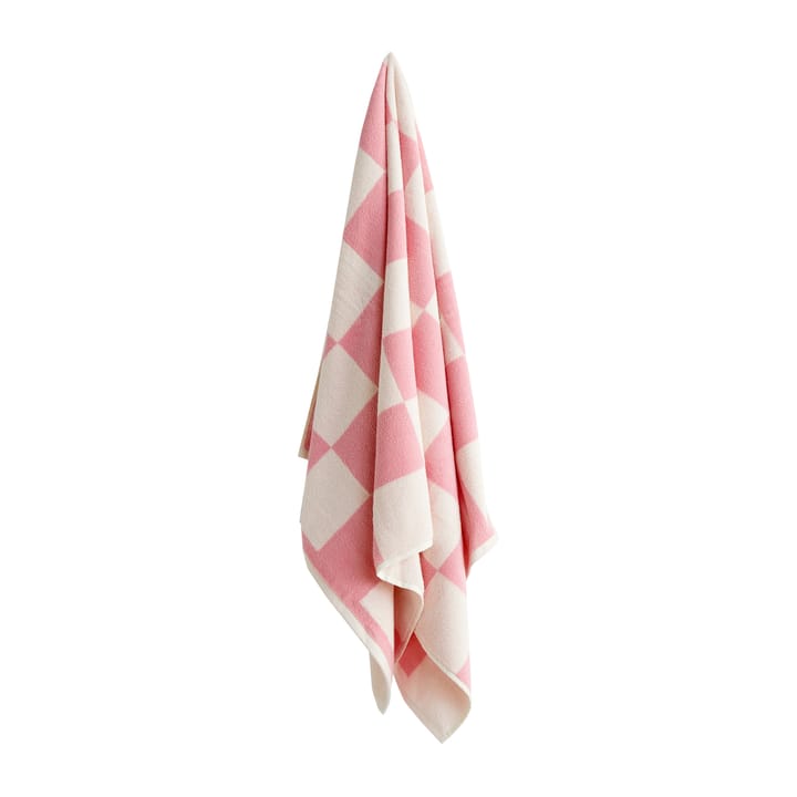 Ręcznik kąpielowy Check 70x136 cm - Pink - HAY