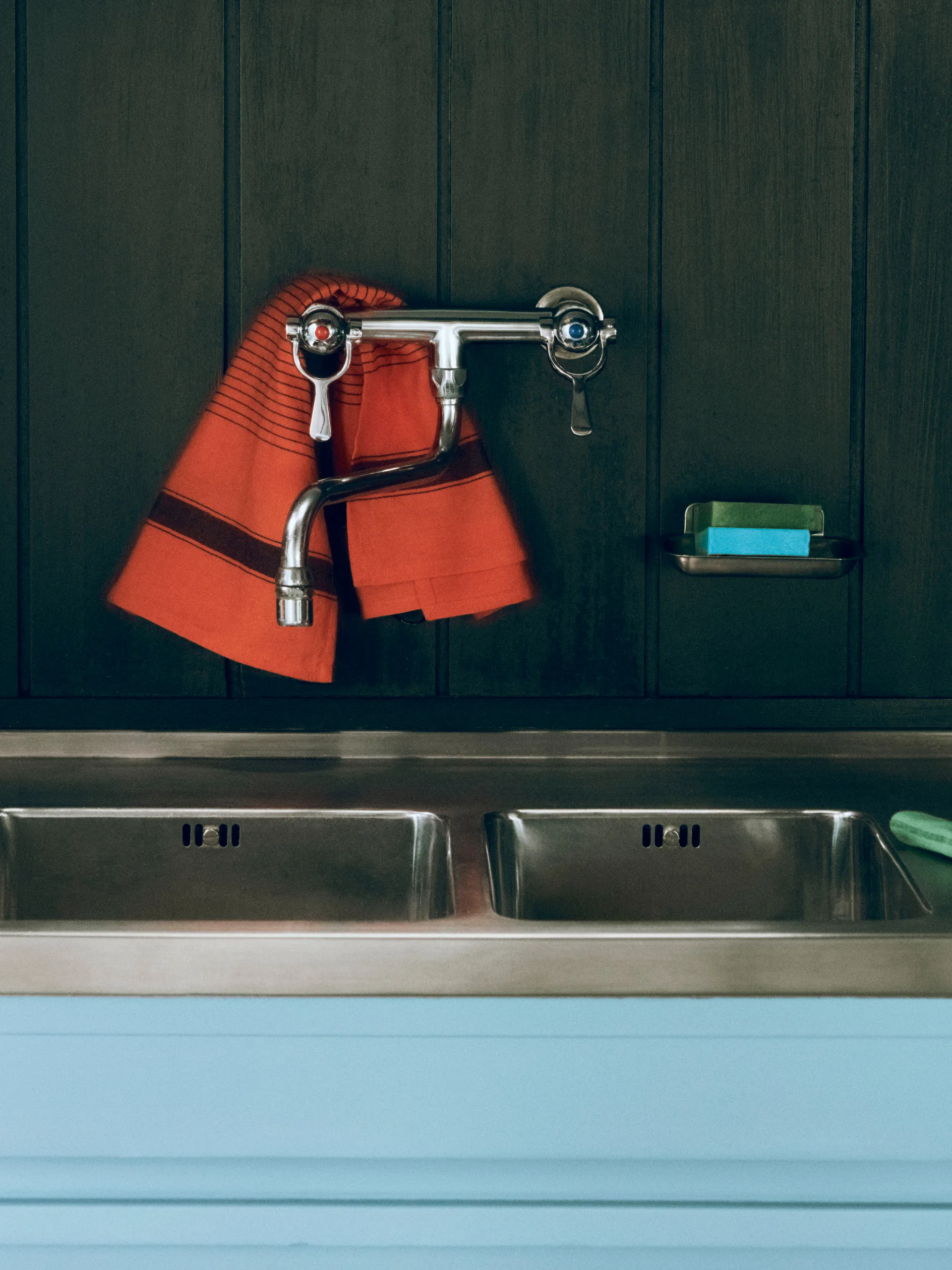 Ręcznik kuchenny Linear 52x80 cm, Warm red HAY