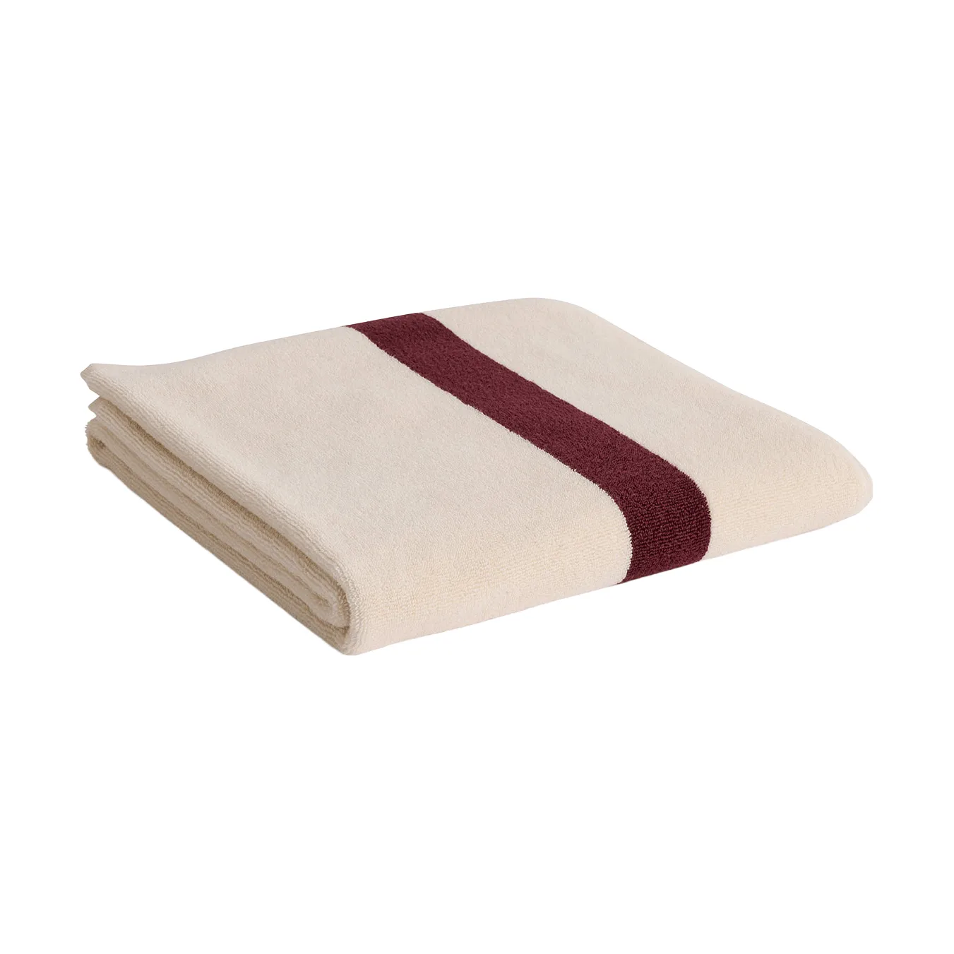 Ręcznik Stripe, Burgundy, 70x140 cm HAY