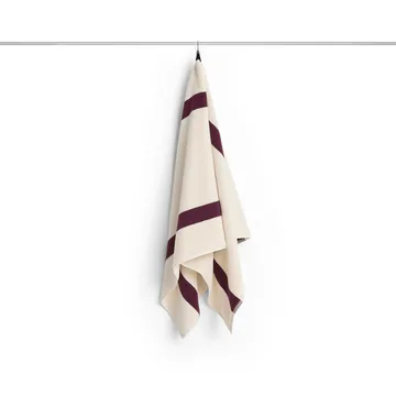 Ręcznik Stripe - Burgundy, 70x140 cm - HAY