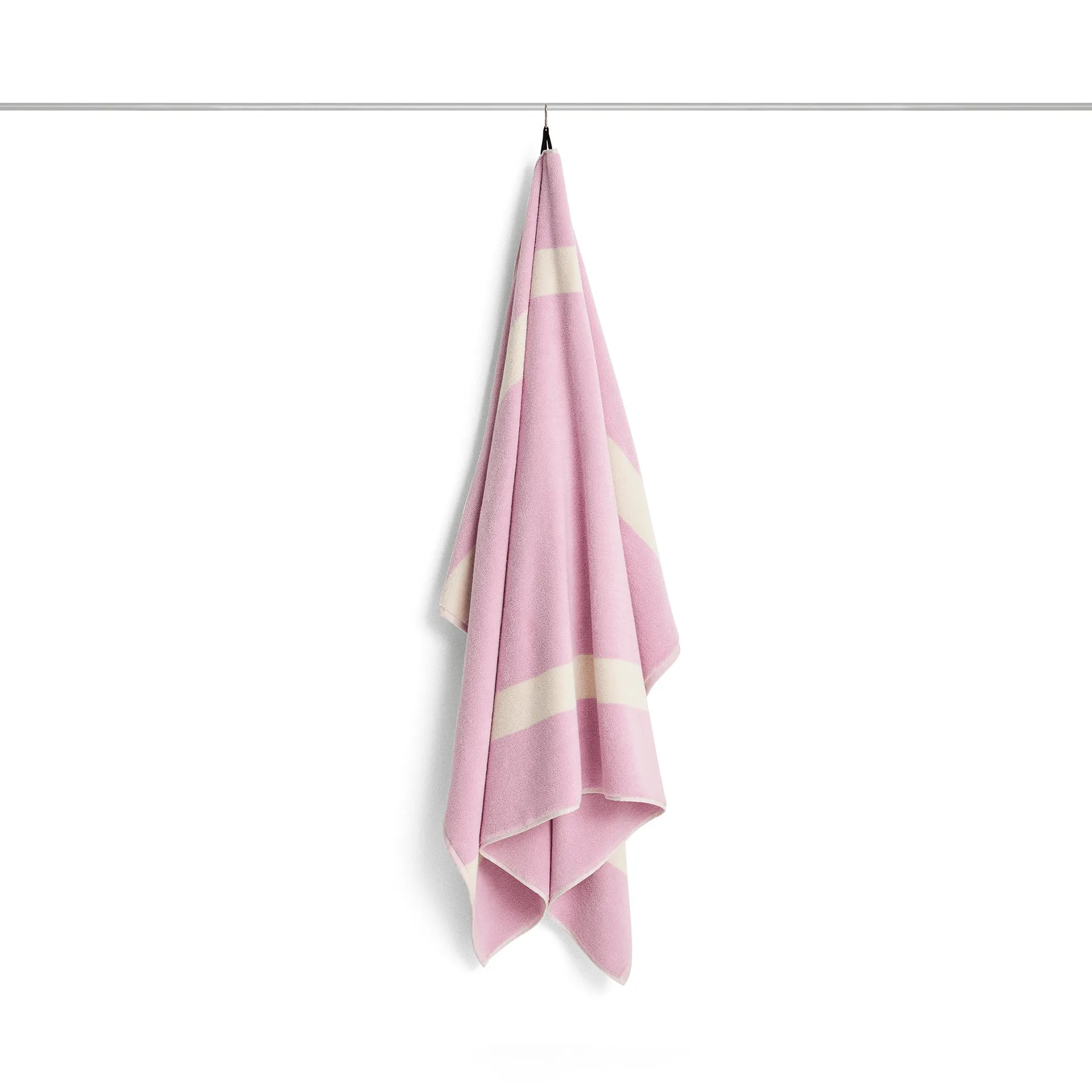 Ręcznik Stripe, Cool pink, 100x150 cm HAY