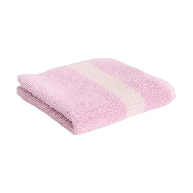 Ręcznik Stripe - Cool pink, 30x30 cm - HAY
